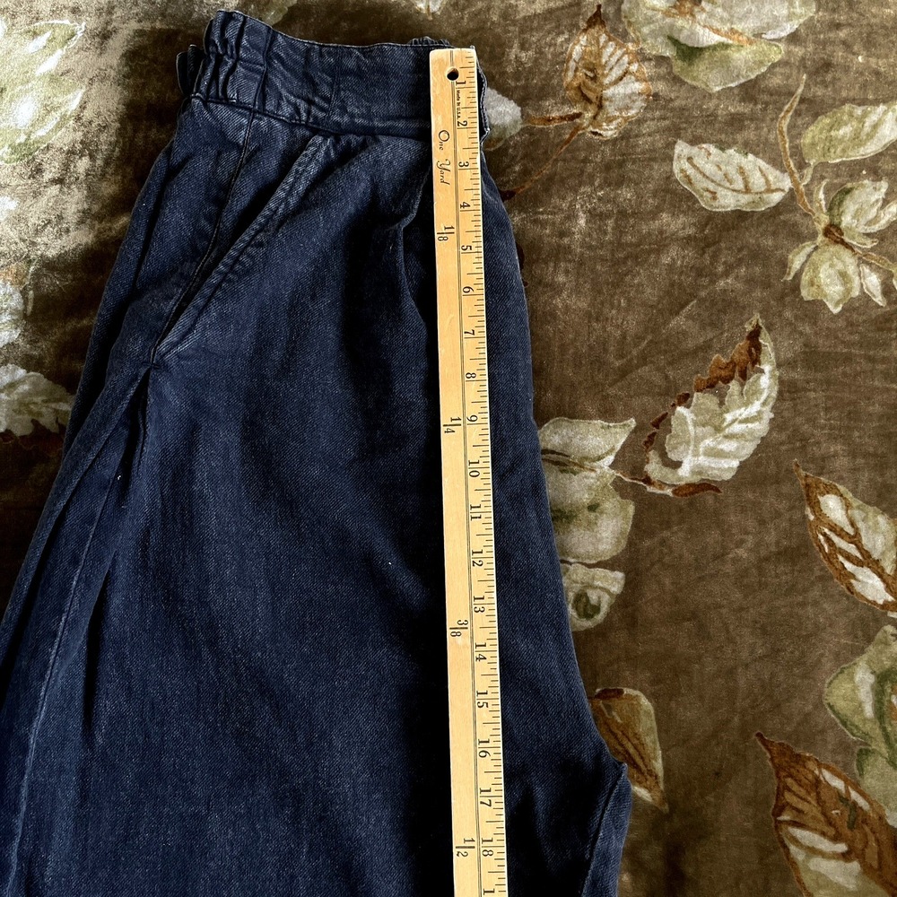 Free People Womens Cool Harbor Wide Leg Pleated Pants Size XS Black Barrel Boho - Picture 11 of 14